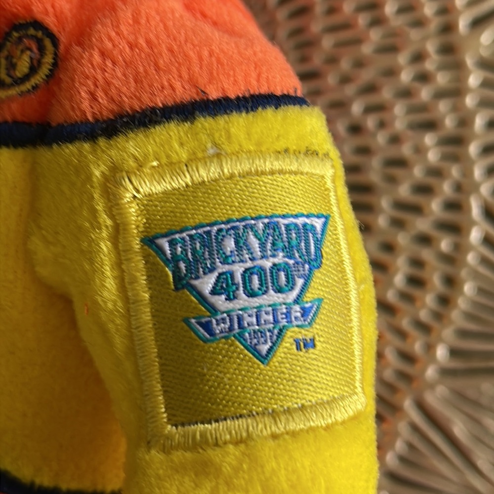 1997 Nascar Ricky Rudd Team Speed Bears, Authentic Beanie Bear with tags - Picture 4 of 8